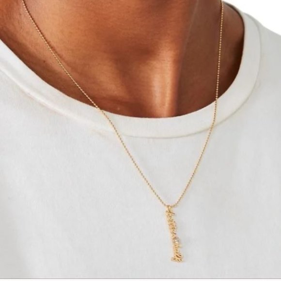 Kate Spade Say Yes ‘Better Half’ Pendant Necklace NWT Gold - Picture 2 of 3